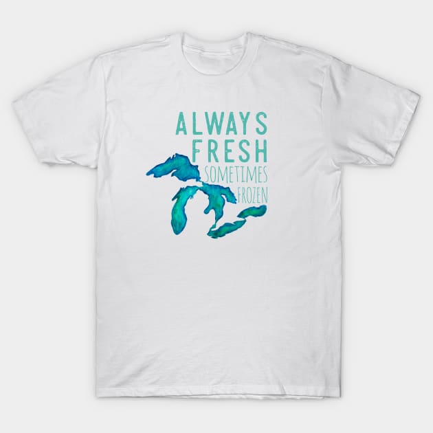 Great Lakes T-Shirt by GreatLakesLocals